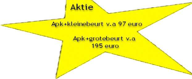     Apk+grotebeurt v.a 
            195 euro
                           
